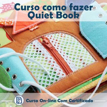 Imagem de Curso online em videoaula de como fazer Quiet Book com Certificado + 2 brindes