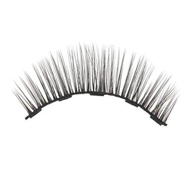 Imagem de Btuty Conjunto de cílios postiços magnéticos com aplicador 5 pares preto cílios postiços magnéticos para cílios extensão maquiagem ferramentas