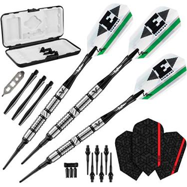 Imagem de Viper Element Dardos de ponta macia de tungstênio com 90% com estojo de armazenamento/viagem, ranhurado com sulcos de ridgeback, 18 gramas