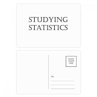 Imagem de Frases curtas para estudar, estatísticas, conjunto de cartões postais de aniversário, cartão de agradecimento