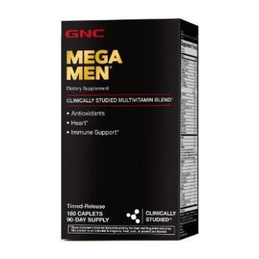 Imagem de Mega Men Gnc 180 Tablets Multivitamínico Mega Men - Gnc Live
