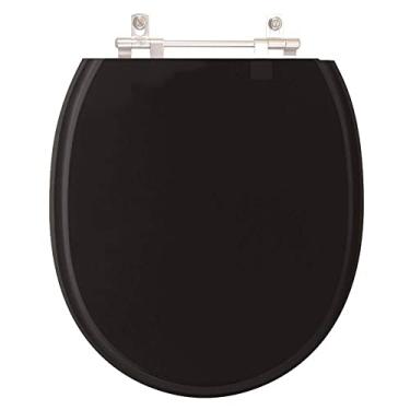 Imagem de Assento Sanitário Poliéster Village Preto Para Louça Deca