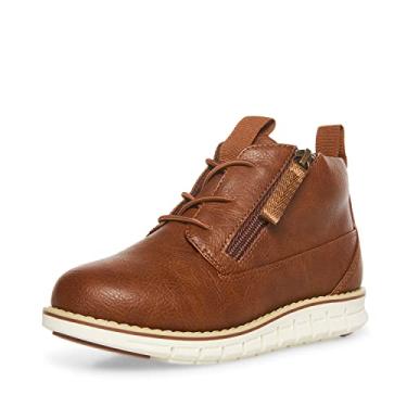 Imagem de Steve Madden Tênis infantil unissex Amajor, Marrom, 3 Wide Little Kid