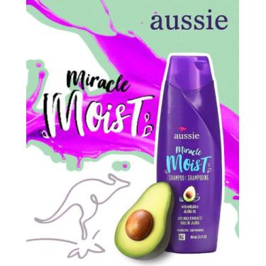 Imagem de Shampoo Capilar - Miracle Moist Hidratante 360ml - Aussie