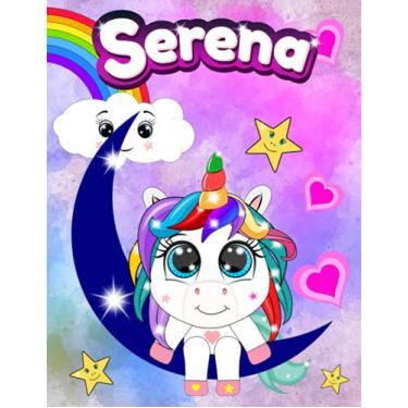 Imagem de Quaderno con Baby Unicorno - Serena: Quadernone a Righe per 1 e 2 Elementare con Unicorni ed Arcobaleno per Bambine - Le Pagine sono numerate e ... Notebook per scrivere e fare i compiti