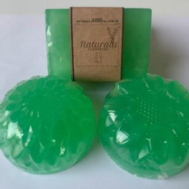 Imagem de Sabonete de Babosa (Aloe Vera) - Rosto reduz (Acne, Espinha, Manchas, Hidrata, Esfolia, Melasma) (70g)