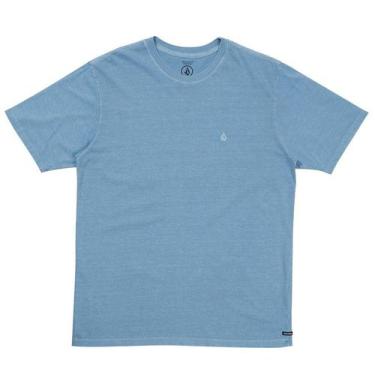Imagem de Camiseta Volcom Solid Stone Azul