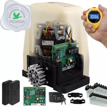 Imagem de Kit Motor Rossi Dz3 Sk Turbo 3m Crem 2 Control Portão 600kg