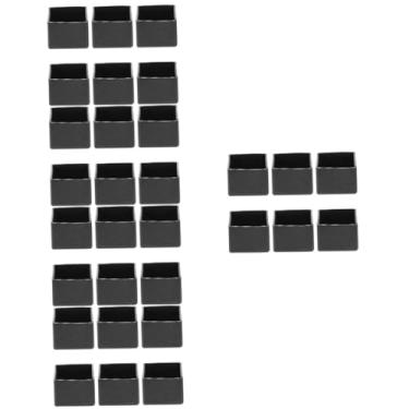 Imagem de Veemoon 60 Peças Protetor De Chão Cadeira Circular Protetor De Sofá Protetor De Carpete Tampa Dos Pés De Móveis De Borracha Protetores De Perna De Cama Quadrado Pp Cadeira Ao Ar Livre