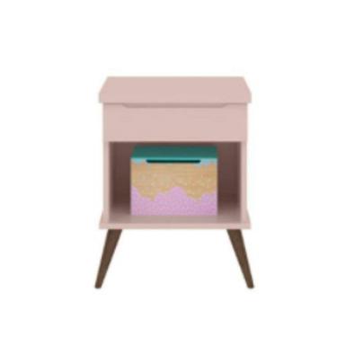 Imagem de Mesa de Cabeceira Apoio Infantil Bebê Rêtro Melinda Rsê - Phoenix Baby