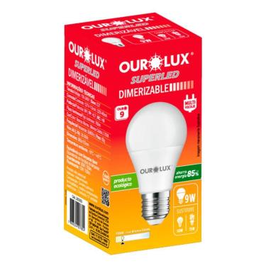 Imagem de Lâmpada Superled 9w Dimerizável Luz Branco Morno 2700k Bivolt