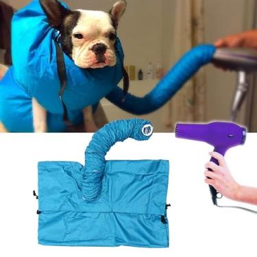 Imagem de Capa Secadora Cachorro Caes Vento Quente Tosa Banho Secador Pet Seco