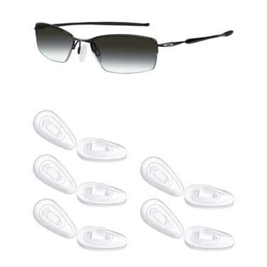Imagem de Mryok 5 pares de protetores de nariz de substituição para óculos de sol Oakley Wingspan - Transparente
