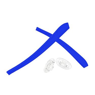 Imagem de TRUSHELL Kits de borracha de substituição para almofadas de nariz para óculos de sol Oakley Wingspan OX5040 - Azul escuro