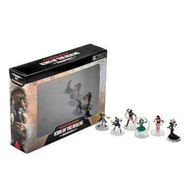 Imagem de WizKids D&D Icons of The Realm: Strixhaven Set 2 - 6 Figure Pre-Painted Miniature Set, Dungeons & Dragons, RPG Figures