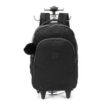 Imagem de Mochila Com Rodinha Up4You Crinkle G Preta 107140