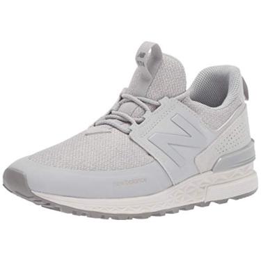 Imagem de New Balance Tênis feminino Fresh Foam 574 Sport V1, Nuvem de chuva/nuvem de chuva, 10.5