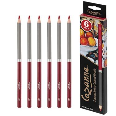 Imagem de Creative Mark Cezanne Lápis de cor premium rosa vermelha pacote com 6 - lápis de desenho altamente pigmentados - lápis de colorir para desenhar, misturar, colorir e mais