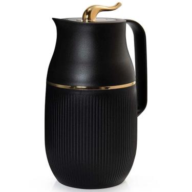 Imagem de Garrafa Termica 1L Vicenza Preta para CHA Cafe Termopro