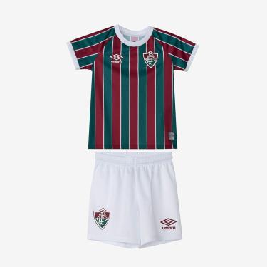 Imagem de Kit Clube Infantil Umbro Fluminense Oficial 1 2023 - U34FL01684-542-Masculino
