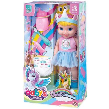 Imagem de Boneca Baby`S Collection Unicórnio Super Toys