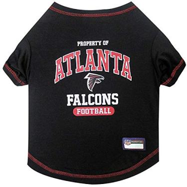 Imagem de CAMISETA PARA Cães e Gatos - NFL ATLANTA FALCONS Camiseta para Cães, Grande. - Camiseta mais fofa para o verdadeiro filhote esportivo