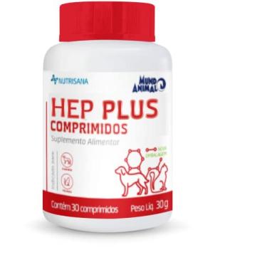 Imagem de Mundo Animal Nutrisana Hep Plus 30Cps - Vermelho
