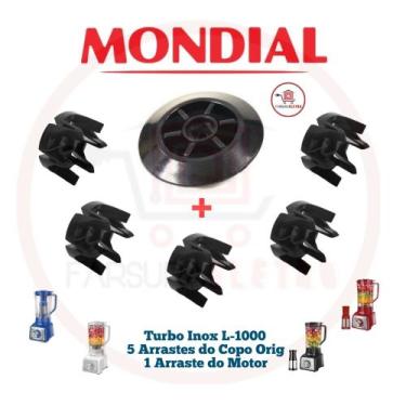Imagem de Arraste do Motor + 5 Peças de Arrastador do Copo Liquidificador Mondia