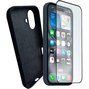 Imagem de Kit Pelicula 3d + Capa Capinha Para iPhone 16 Todos Modelos - GCM CASE