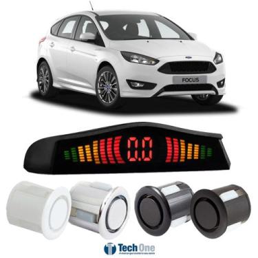 Imagem de Sensor De Estacionamento Ré Display Led Ford Focus - Tech One, Preto B