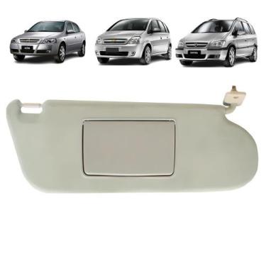 Imagem de Quebra Sol Cinza com Espelho Chevrolet Astra Meriva Zafira Lado Direit