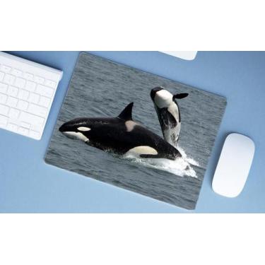 Imagem de Mouse Pad Emborrachado Personalizado Praia Mar Oceano Peixe - Deluzz, 
