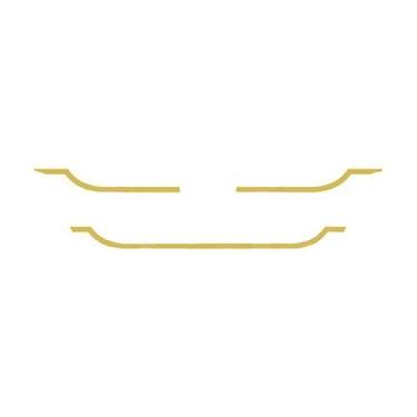 Imagem de Aplique Máscara Grade Para Mercedes-Benz Axor Dourado - Venka