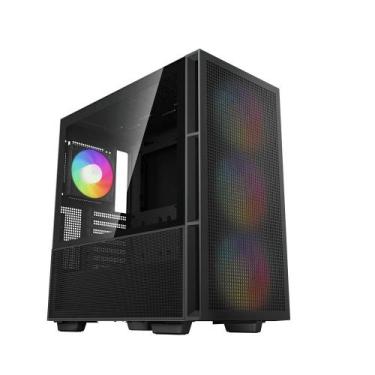 Imagem de Gabinete Gamer DeepCool CH560, Mid Tower, Vidro Temperado, Sem Fonte, 