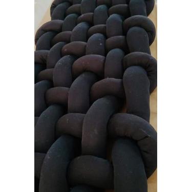 Imagem de Peseira Luxo Casa Nó Decoração - Gabi Flor, Preto