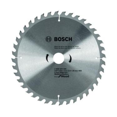 Imagem de Disco de serra para madeira 254 x 30 x 40 dentes Ecoline - Bosch