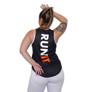 Imagem de Regata Feminina Dry Fitness Camiseta Tapa Bumbum Nadador - FRV Moda Fi