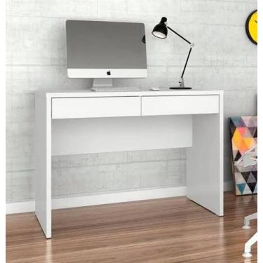 Imagem de Escrivaninha mesa gamer para computador Aparador de 02 gavetas cor Bra