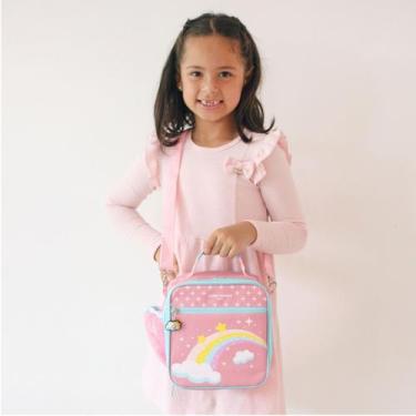 Imagem de Lancheira Bolsa Térmica Necessaire Marmita Lanches Infantil Juvenil Es