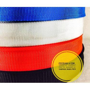 Imagem de 3 Rolos de Alça CA 40mm Preto 50mts cada - Polipropileno  - Prime Atel