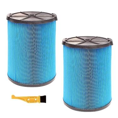 Imagem de 2 unidades de substituição de filtro VF5000 serve para aspirador de pó seco molhado Ridgid de 6 a 20 galões, filtros de vácuo plissados de 3 camadas compatíveis com WD1450 WD0970 WD1270 WD06700 WD1680 RV2400A
