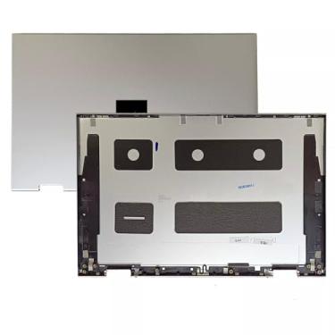 Imagem de Wzqrps Nova capa de substituição para laptop LCD tampa traseira traseira para Dell Inspiron 5410 5415 7415 2 em 1 NRGDR 0NRGDR LCD capa prata