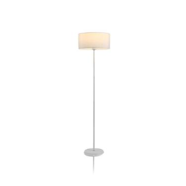 Imagem de Luminária Chão Cúpula Redonda Branca - Animo Shop