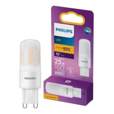 Imagem de Kit 4 Lâmpadas Led Halopin G9 1,6W Bivolt Philips, 110V/220V (Bivolt),