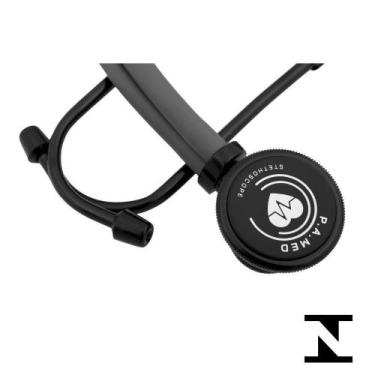 Imagem de Estetoscópio Black Cinza Rappaport P.A. Med 2 Anos Garantia - Bic - Be