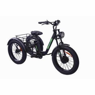 Imagem de Triciclo Elétrico Adulto Dream Bike - Preto - Fat Elektra 500