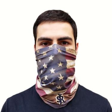 Imagem de Bandana Tubular - Bandeira EUA - Senhor Raiz