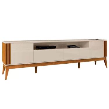 Imagem de Rack para TV Até 75 Polegadas 1 Porta Morgan EDN Off White Cedro