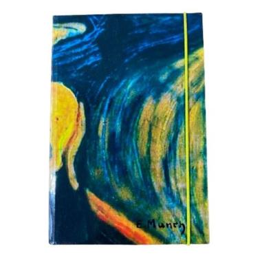 Imagem de Caderno Sketchbook Grande - Capa O Grito - Edvard Munch - 21x14cm - Se