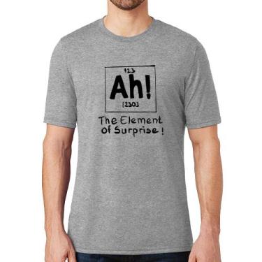 Imagem de Camiseta AH The element of surprise - Foca na Moda, Cinza, GGG